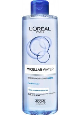 Мицеллярная вода L'Oreal Paris для нормальной и смешанной кожи, 200 мл